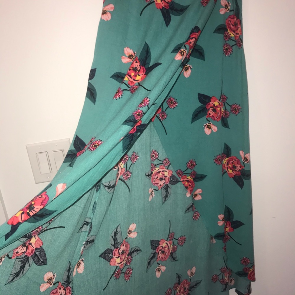 Maxi wrap skirt